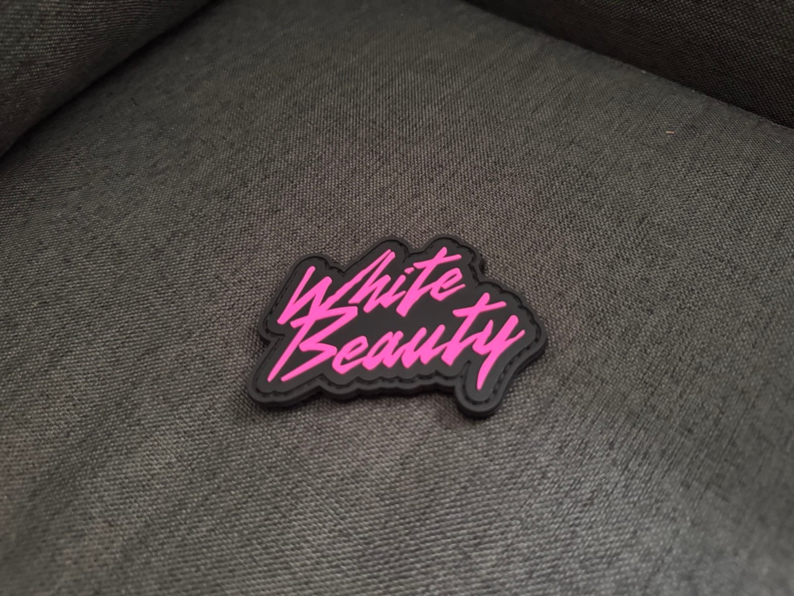 White Beauty Script Patch
